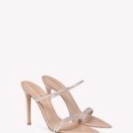 Gianvito Rossi Cannes 105mm Mules Beige