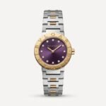 Bulgar Bvlgari Bvlgari Wristwatch 23mm With Purple Dial