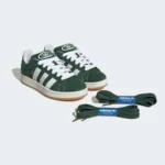 Adidas Campus 00s Dark Green Cloud White - Image 3