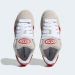 Adidas Campus 00s Crystal White Scarlet - Image 5