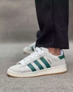 Adidas Campus 00s Crystal White Dark Green - Image 4