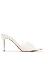 Gianvito Rossi 85mm Elle Open-Toe Sandals In White - Image 2