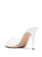 Gianvito Rossi 85mm Elle Open-Toe Sandals In White - Image 5