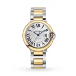 Cartier Ballon Bleu de 36 Watch In Stainless Steel And Yellow Gold