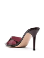 Gianvito Rossi 85mm Elle Open-Toe Sandals In Brown - Image 5