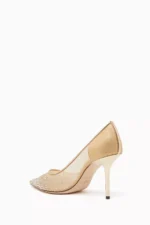 Jimmy Choo Love 65 Pumps In Gold - Image 4