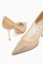Jimmy Choo Love 65 Pumps In Gold - Image 3