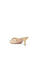 Gianvito Rossi 85mm Rania Sandals In Gold Metallic - Image 4