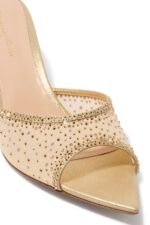 Gianvito Rossi 85mm Rania Sandals In Gold Metallic - Image 3