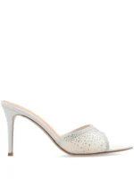 Gianvito Rossi 85mm Rania Sandals In White - Image 2