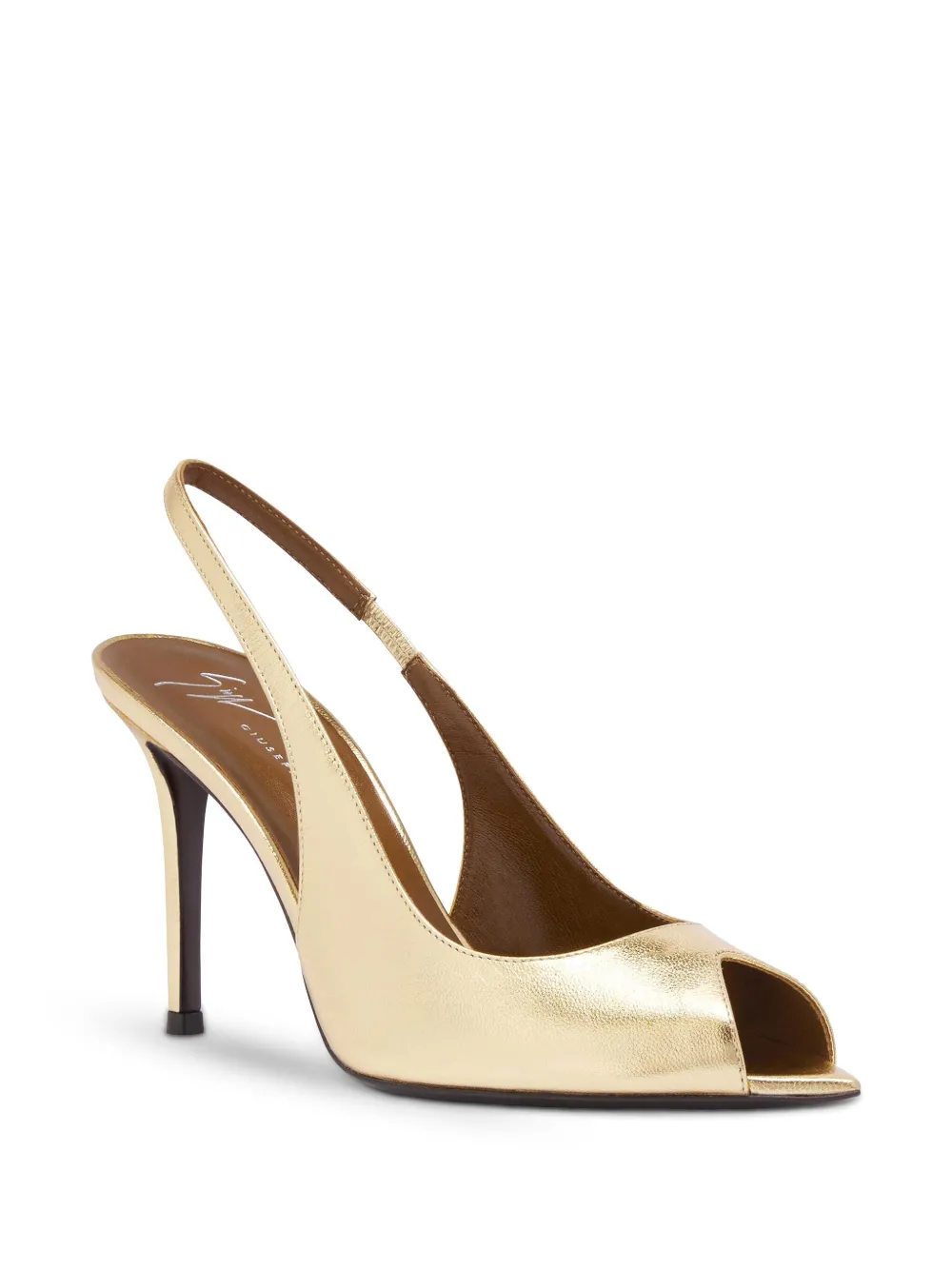 26169016_58766398_1000.webp Giuseppe Zanotti Intriigo Open-Toe Slingback Sandals Golden - Image 1