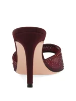 Gianvito Rossi 85mm Rania Sandals In Red - Image 4