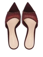 Gianvito Rossi 85mm Rania Sandals In Red - Image 2