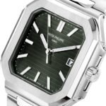 Patek Philippe Cubitus Stainless Steel In White Gold, And Black Dial - Image 2