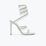René Caovilla Chandelier Ivory Sandal 105 mm