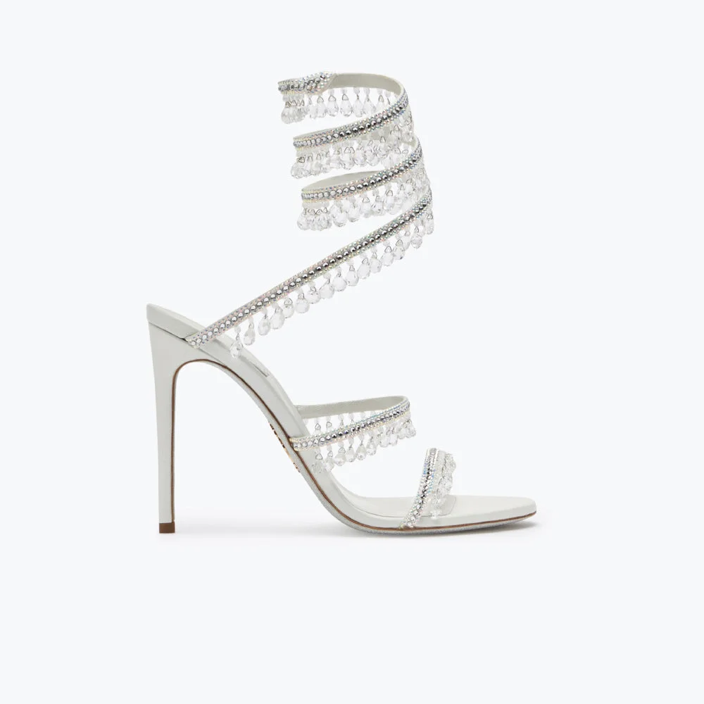 5_a5068839-0ff0-46a2-adc9-bff7b2277107.webp René Caovilla Chandelier Ivory Sandal 105 mm - Image 1