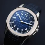 Patek Philippe Aquanaut Chronograph In White Gold And Blue With Blue Dial - Image 2