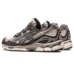 Asics Gel-NYC Oatmeal & Obsidian Grey - Image 3