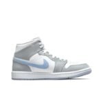 Air Jordan 1 Mid Wolf Grey Aluminium - Image 2