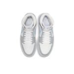 Air Jordan 1 Mid Wolf Grey Aluminium - Image 4