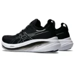 Asics Gel-Nimbus 26 Black & Graphite Grey - Image 3