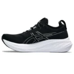 Asics Gel-Nimbus 26 Black & Graphite Grey - Image 4