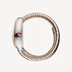 Bulgari Serpenti Tubogas Watch Rose Gold And Steel With Green Dial - Image 3