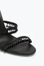 René Caovilla Chandelier Black Sandal 105 mm - Image 6