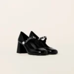 Miu Miu Patent Leather Pumps Black - Image 2