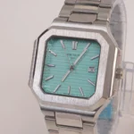 Patek Philippe Cubitus Stainless Steel In White Gold, And Cyan/Green Dial - Image 2