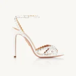 Aquazzura Tequila Sandal 105 mm White