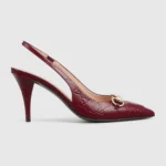 Gucci Rosso Ancora Red Horsebit Pump