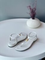 Loro piana Mindil Infra Sandal Lambskin Whisper White