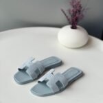 Hermès Oran sandals Grey
