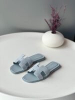 Hermès Oran sandals Grey