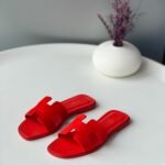 Hermès Oran sandals Red