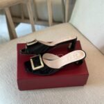Roger Vivier Heeled Sandals Woman Black Shoes