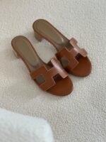 Hermès Oasis Gold Sandals