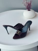 Saint Laurent Mules for Women Black - Image 2