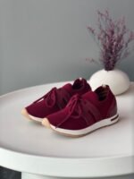 Loro Piana Maroon 360 LP Lady Flexy Walk Sneaker
