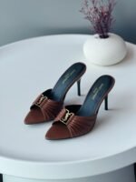 Saint Laurent Mules for Women Brown