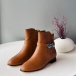 Hermes Neo ankle boots in black & brown