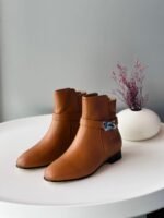 Hermes Neo ankle boots in black & brown