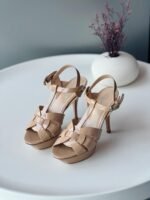 Saint Laurent Skin Tribute Platform Sandals For Women