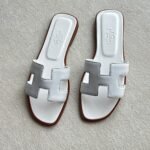 Hermès Oran Women's Slippers White