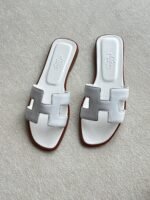 Hermès Oran Women's Slippers White