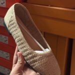 CHANEL 25P CC RAFFIA BALLET SHOES BEIGE