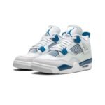 Air Jordan 4 Retro Military Blue Off White - Image 2