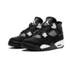 Air Jordan 4 Retro Black Canvas - Image 5