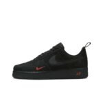 Nike Air Force 1 Low Multi Swoosh Black Crimson - Image 2